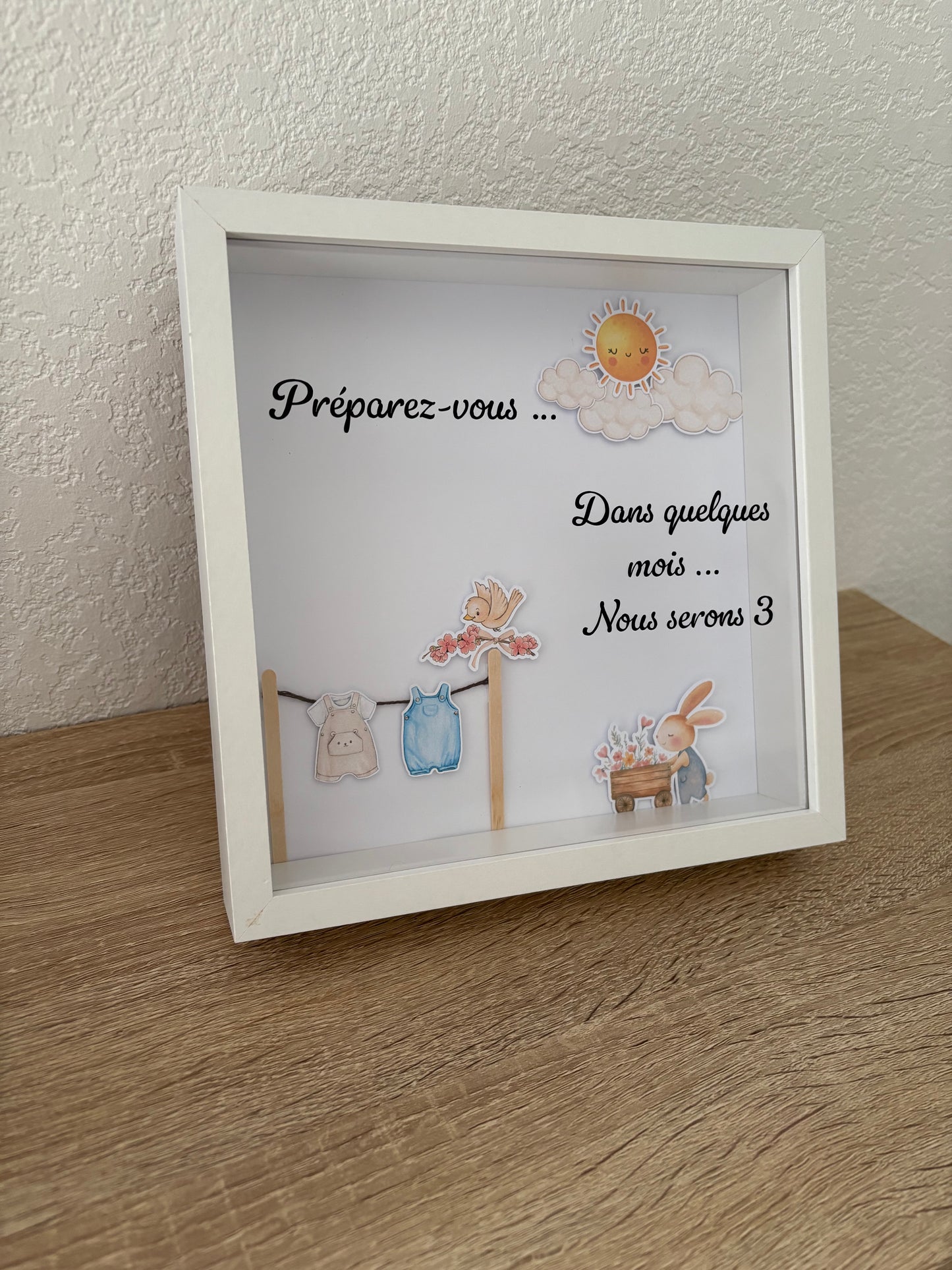 Cadre annonce Personnalisé - Modèle « Douceur » 🖼️